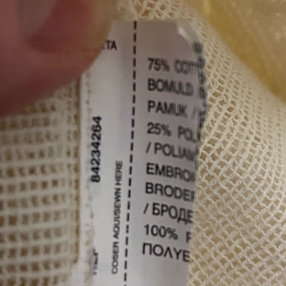 EUC MANGO CASUAL SHEER EMBROIDERED SWEATER - Picture 8 of 9